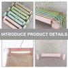 OUNONA Pants Hanger with Clips, Stylish, Skirt Hanger, Anti-Slip, Deformation