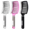 Boar Bristle Hair Brush, 3 Pcs Curly Hair Brush Wet