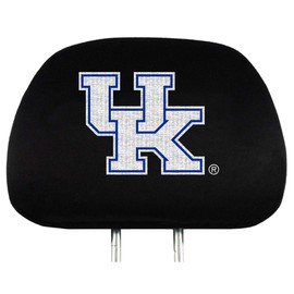 FANMATS University of Kentucky Head Rest Cover Set, black, "14"" x 10""" (HRU029)