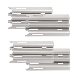 Zemibi Grill Heat Shield Gas Replacement for Vermont Castings CF90501AP, CF9055, CF9055 3A, CF9030N, CF9030, CF9030LP, CF9050, CF9055 3B, CF90553A Grill Models, 4 PC Stainless Steel Heat Tent, 14 1/2"