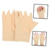 Healeved 1pair Breathable Compression Half-finger Gloves for Relief Lightweight Design