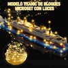 YELIY - Modelo Titanic de Bloques Microset - Kit de