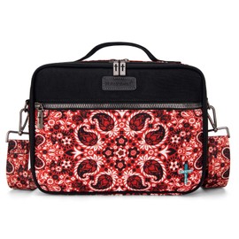 Montana West Bible Covers for Women Men with Leather Bookmark Carrying Book Case Church Bag Outdoor Protective