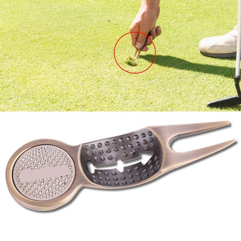 Golf Divot Repair Tool,Multi Function Aluminum Alloy Golf Divot Tool
