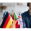 Set of 20 Countries: Hand Held Flag, 5.5 x 8.3