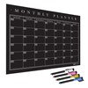 WallTAC A3 Monthly Wall Planner Sticker with Blackboard Pens |