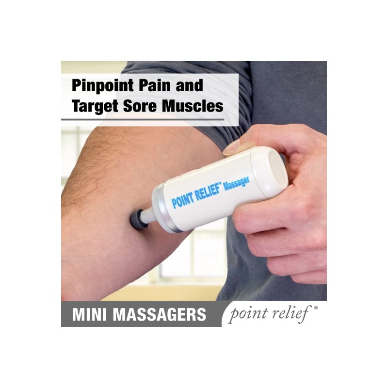 Point Relief Mini Massager for Handheld Targeted Massage Therapy Relieve