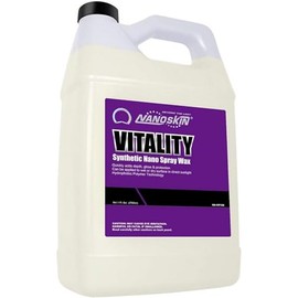 Nanoskin VITALITY Nano Spray Wax with Carnauba 1 Gallon - Instant Mist on Wipe Off Deep Shine and Durable Protection | Use After Car Wash, Clay Bar, Car Polisher | Cars, Trucks, Motorcycles, Hot Rods