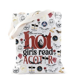 TSOTMO Night Court Gift Hot Girls Read Acotar Tote Bag for Book Lovers Fantasy Book Merch for Acotar Fans (Hot Acotar)
