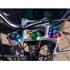CNC Fork Caps / Countersunk Discs Aluminium Black for S51,