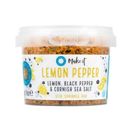 Cornish Sea Salt Tub (4 Pack, Lemon Pepper Seasoning 55g)