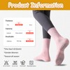 Fiohiros 4-Pack Non-Slip Pilates & Yoga Socks for Women –