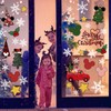 87pcs Christmas Mouse Window Clings Mouse Christmas Decorations Christmas Tree