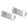 2Pcs BBQ Grill Smoker Tube Mesh Tube Pellets Smoke Box