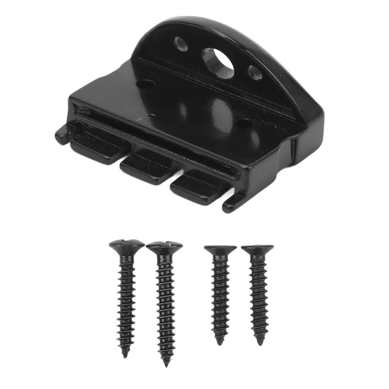 Black Headless 4 Strings Electric Guitar Bridge Metal Corrosion Proof