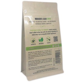 Elderflower Tea - Pure Herbal Tea Series by Palm Beach Herbal Tea Company (30 Tea Bags) 100% Natural