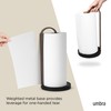 Umbra Bellwood Paper Towel Holder for Kitchen Countertop, with Real