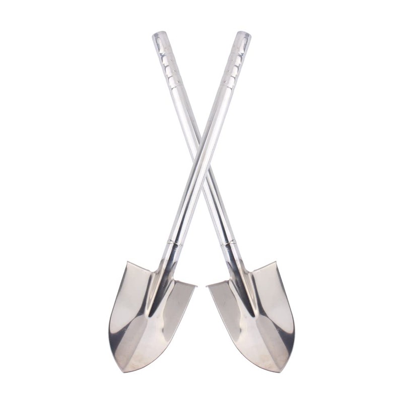 LUBAN Stainless Steel Garden Shovel Hand Tool Digging Weeding Seeding