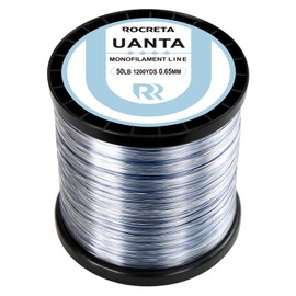 ROCRETA UANTA Monofilament Fishing Line - Superior Strength - Mono Fishing Line 3-100LB,Ultimate Fishing Line Leader Materials - 2025 New Fishing Line Unique Camo Design