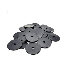 Rubber Washer Rubber Spacers Gaskets - Fender Washers 1/4" ID x 1 1/2" OD x 1/16" Thickness - EPDM Rubber Fender Washers Round Rubber Washers (24)