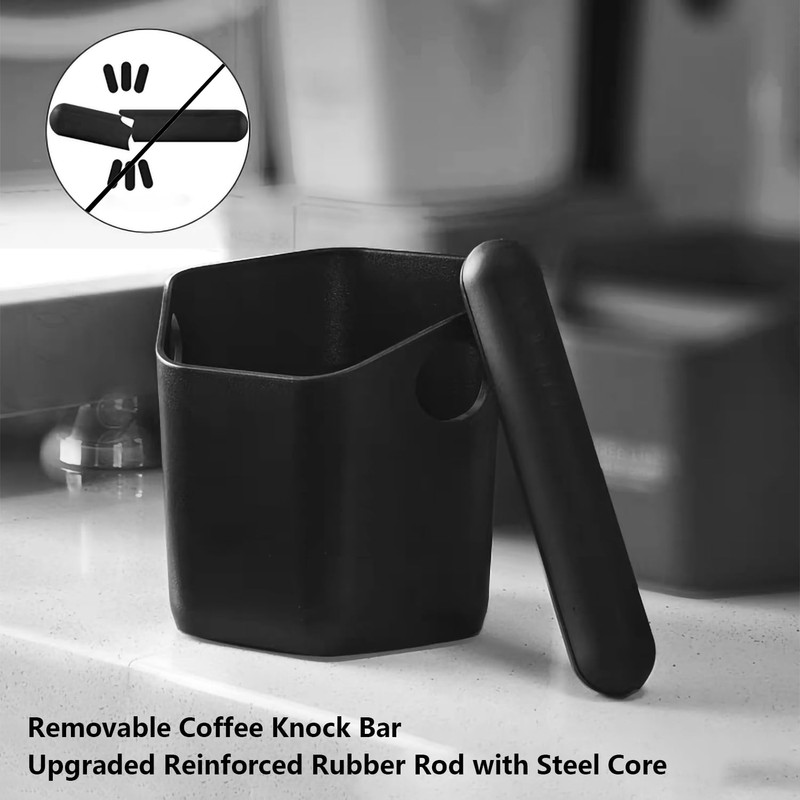 Coffee Knock Box Espresso Knocker Drawer (White 600 ML)