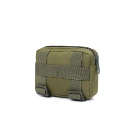 Unbranded Tactical Mini MOLLE Utility Pouch Multi-purpose Admin Bag EMT Medic Waist Pack - Army Green