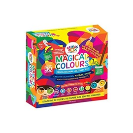 Genius Box - Play some Learning 7 in 1 Activity & Learning Kit for Children Age 3 Years and Up : Magical Colours Educational Activity Kit