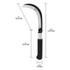 Zenport K310-3PK of Sickles, 9-inch Blade (23cm) Brush Sickle, 46cm