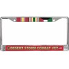 USMC Desert Storm Combat Veteran 3-Ribbon Stack License Plate Frame