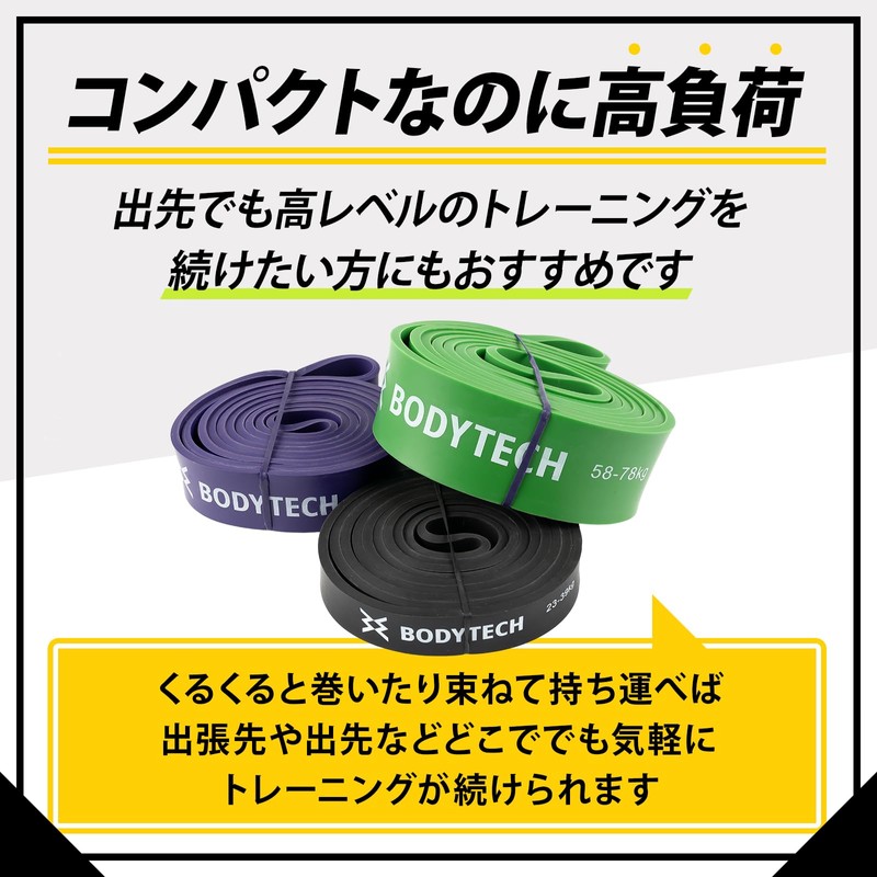 Bodytech Power Band, Load 15.3 - 24.3 lbs (7 -