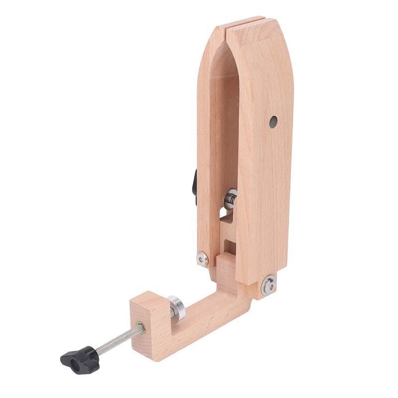 Hand Sewing Clamp with Hex Wrench Beech Wood Desktop Rotatable