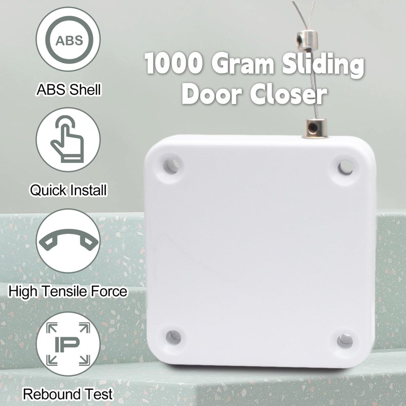 vibedor 2 Pack Automatic Sliding Door Closer, Sliding Screen Auto
