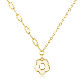 LANE WOODS Dainty Gold Necklaces: Pendant Necklace for Women Trendy Long Gold Plated Cute Choker Necklaces for Women Mom Female FriendTrendy Jewelry Gifts