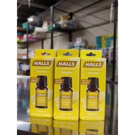 Halls 3 Halls Essential  Oul Blend Breathe Mentho Lemon Scent .33fl oz