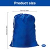 Heavy Duty Laundry Bag with Drawstring, 2 Pack Clothes Drawstring