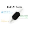 BEZTAT 25mm (1" Inch) Ultra Premium Clear Disposable Tubes w/Black