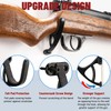 TRIPLE DEER Gun Rack Wall Mount Gun Storage with Felt,