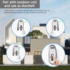 PANDAAR Intercoms Wireless for Home, 2 Way Intercom Communication 4900ft