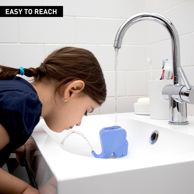 Peleg Design Jumbo Jr. Elephant Faucet Extender for Kids Toddlers
