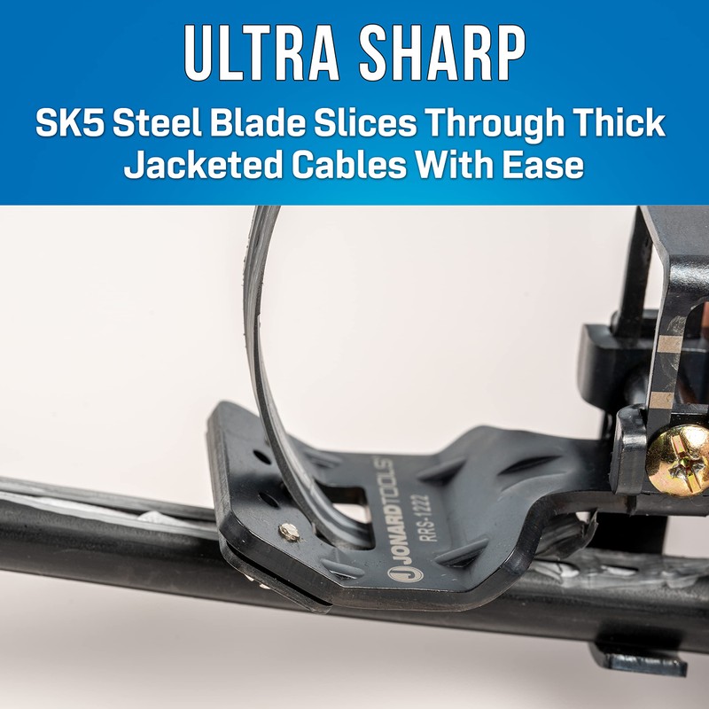 Jonard Tools RRS-1222 RocketRibbon Cable Shaving Tool, for Cables 1/2"