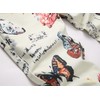 Men's Casual Skinny Pants Butterfly Foral New York Printed Denim
