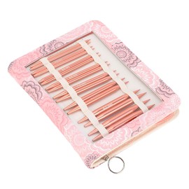 Interchangeable Circular Knitting Needles Set with Detachable Design, 13 Pairs Sizes of Circular Needles for Knitter Enthusiast, Easy to Store and Carry