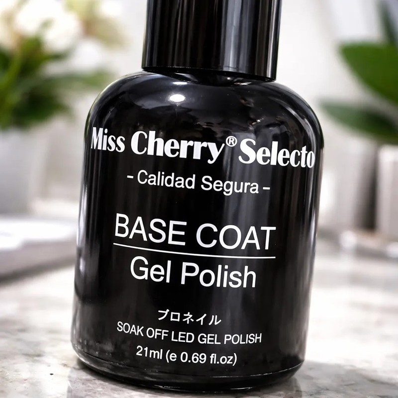 Base Coat Miss Cherry Gel Semipermanente Uñas 21ml