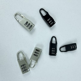 Mini Locker Combination Dial Lock Silver 10ea