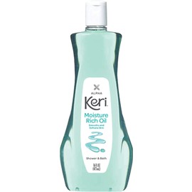 Keri Aceite hidratante para ducha y baño, 16 onzas líquidas