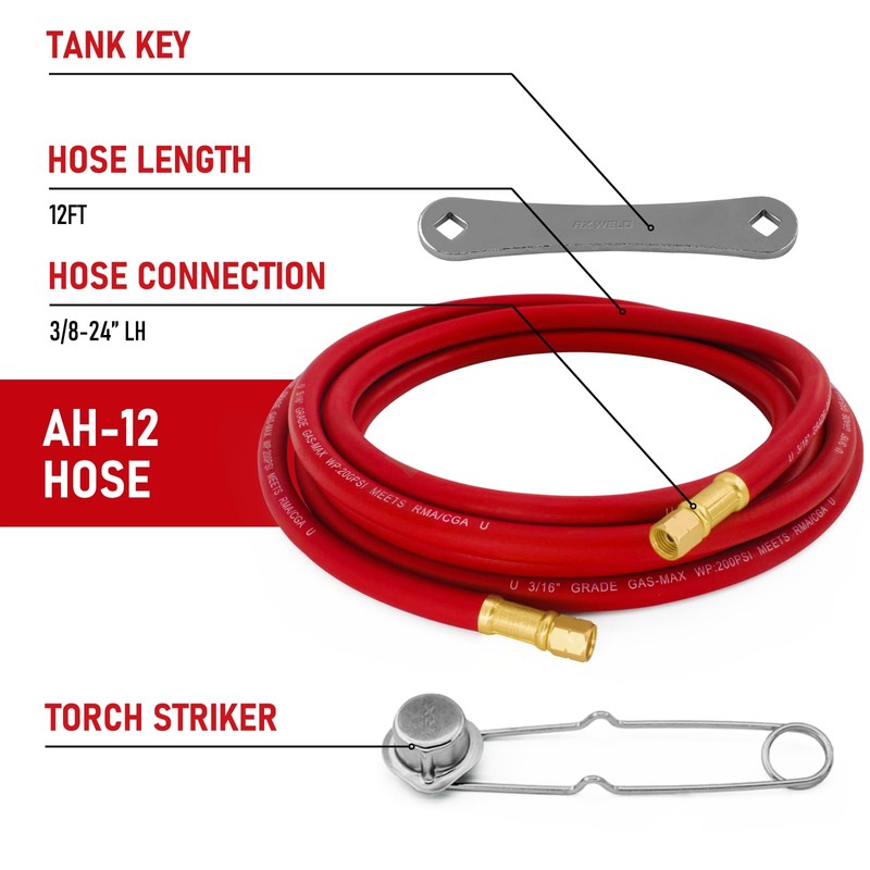 RX WELD Air Acetylene Torch Kit Fuel Gas kit Professional