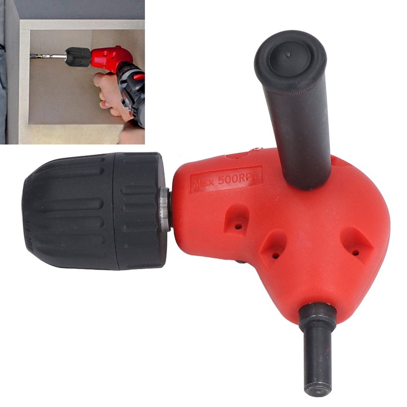 90° Angle Adapter Round Shank Right Angle Extension Chuck Attachment