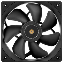 Thermalright TL-E12B V3 120mm CPU Fan, Computer Case Cooling, Quiet 4pin PWM PC Cooler, 2000RPM Speed, with S-FDB Bearing CPU Cooling,Matte Black CPU Air Fan