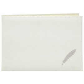 Winnable Guest & Visitor Book, 7 x 10 Inches, 100 Pages, Quill Emblem, White