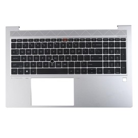 wzqrps Replacement for HP EliteBook 850 G8 855 850 G7 15.6" Laptop Upper Case Palmrest Backlit Keyboard Assembly Part M35816-001 M07491-001 M35818-001 M35847-001